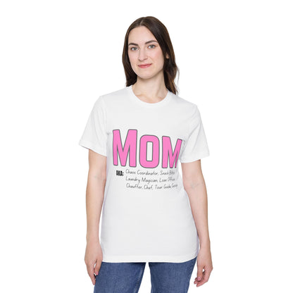 Funny MOM Tee - Chaos Coordinator Unisex Jersey T-Shirt